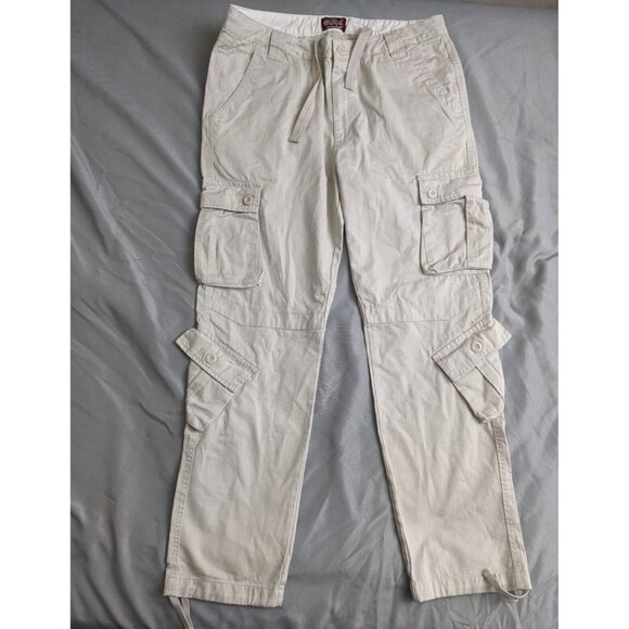 Matchstick Pants Beige Cargo Khaki Tactical Utility Trouser Mens Size 40X32 - Picture 1 of 11